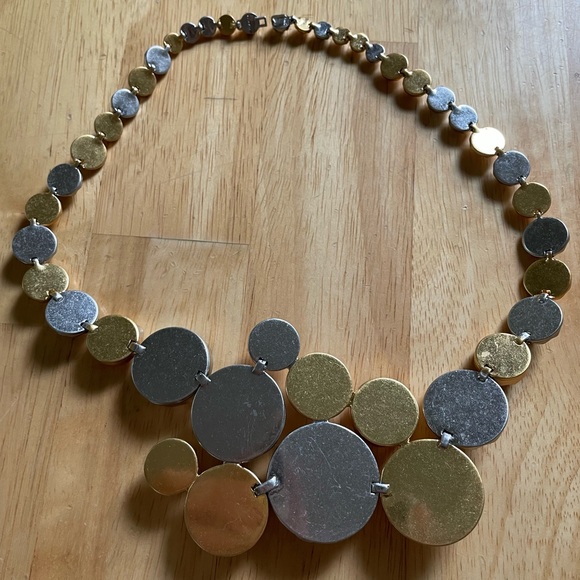 EUC COACH Metallic Clustered Daisy Rivet Necklace - Picture 3 of 7